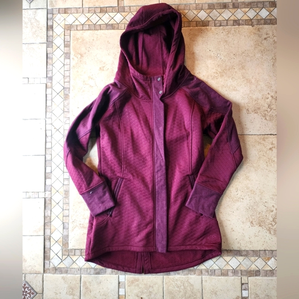 The North Face Women's Burgundy Hooded Jacket